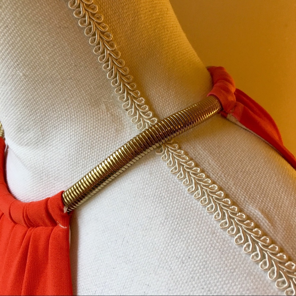 Eliza J Maxi Striped Halter Dress - Picture 8 of 8